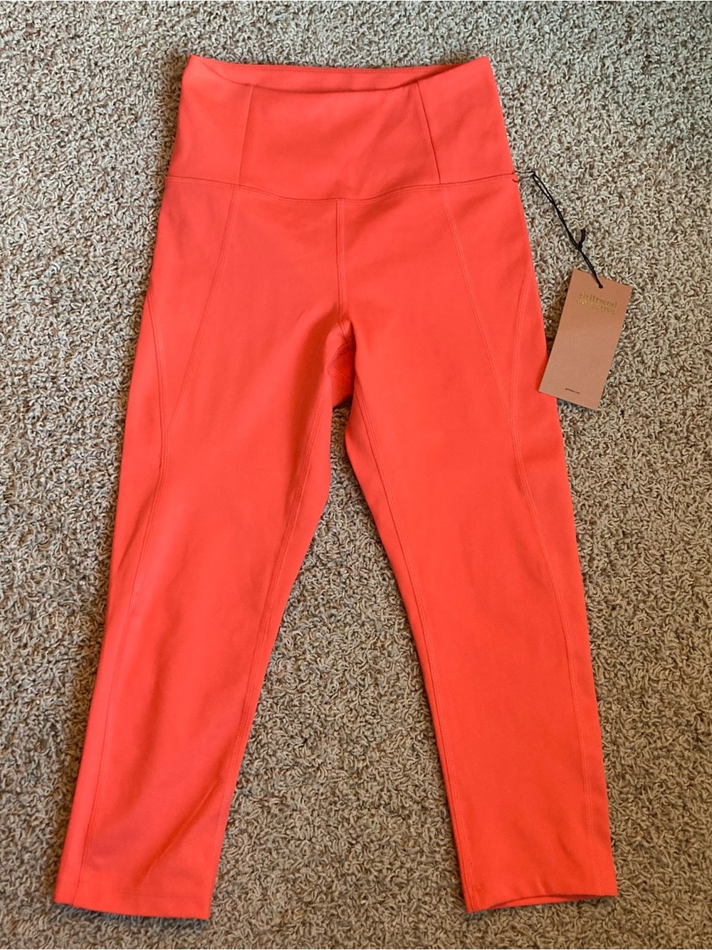 NWT Girlfriend Collective High Waist Capri Leggings Tights Cropped Athletic